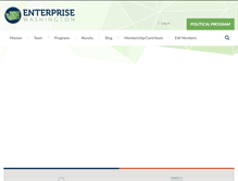Tablet Screenshot of enterprisewashington.org